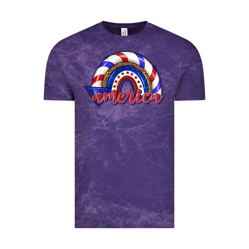 America Rainbow Vintage Tee by texasbilliewilder | Teevron