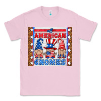 Bubblegum Pink all american gnomes Classic Tee - HRA Design Shop