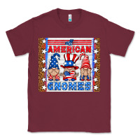 Burgundy all american gnomes Classic Tee - HRA Design Shop