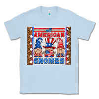 Dusty Blue all american gnomes Classic Tee - HRA Design Shop