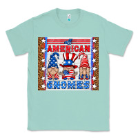Seafoam all american gnomes Classic Tee - HRA Design Shop