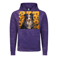 Cloud Purple australian shepherd Vintage Hoodie - Unal Design