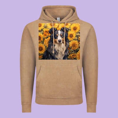 Australian Shepherd Vintage Hoodie Designed By Unal Design