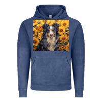 Vintage Denim australian shepherd Vintage Hoodie - Unal Design