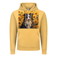 Vintage Mustard australian shepherd Vintage Hoodie - Unal Design
