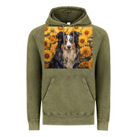 Vintage Olive australian shepherd Vintage Hoodie - Unal Design