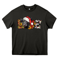 Asphalt love christmas black angus Heavy Core Tee - LillyAllenDesigns