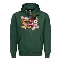 Sports Green class of 2023 graduated Zipper Hoodie - AdoDesignShop