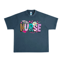 Midnight Navy nurse Urban Heavy Tee - texasbilliewilder