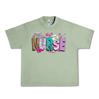 Oil Green nurse Urban Heavy Tee - texasbilliewilder