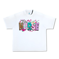 White nurse Urban Heavy Tee - texasbilliewilder