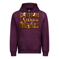 Mauve Wine brown suga babe Urban Hoodie - Artiststas