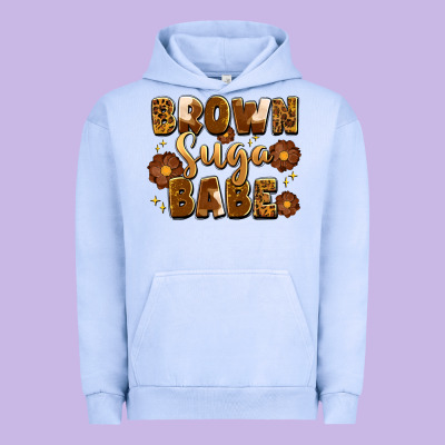 Brown Suga Babe Urban Hoodie Designed By Artiststas