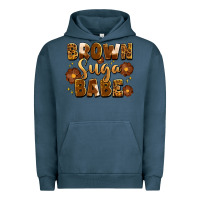 Pigment Midnight Navy brown suga babe Urban Hoodie - Artiststas