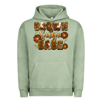 Pigment Oil Green brown suga babe Urban Hoodie - Artiststas