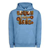 Pigment Pebble Blue brown suga babe Urban Hoodie - Artiststas