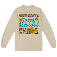 Mushroom welcome to our beautiful chaos Long Sleeve Tee - HRA Design Shop