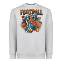 Heather Grey Football life afro girl sneakers Heavyweight Sweatshirt - RanaPortraitStore
