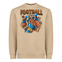 Mushroom Football life afro girl sneakers Heavyweight Sweatshirt - RanaPortraitStore