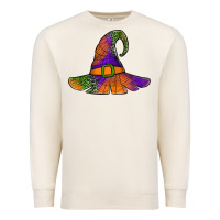 Sandshell Spider Web Witch Hat Premium Sweatshirt - Jasminsmagicworld