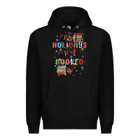 Black my holidays are all booked up Premium Hoodie - MaliasSmallBusiness