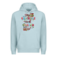 Blue Mist my holidays are all booked up Premium Hoodie - MaliasSmallBusiness