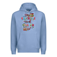 Colony Blue my holidays are all booked up Premium Hoodie - MaliasSmallBusiness