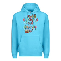 Ocean Blue my holidays are all booked up Premium Hoodie - MaliasSmallBusiness