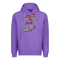 Purple my holidays are all booked up Premium Hoodie - MaliasSmallBusiness