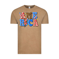Vintage Coffee America with lightning bolt Vintage Tee - texasbilliewilder