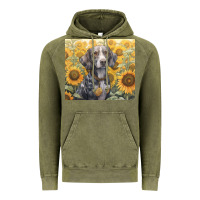 Vintage Olive beagle Vintage Hoodie - Unal Design