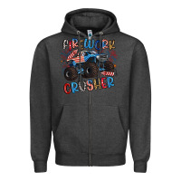 Charcoal Heather firework crusher Zipper Hoodie - Artiststas