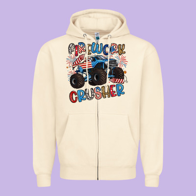 Firework Crusher Zipper Hoodie Designed By Artiststas