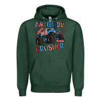 Sports Green firework crusher Zipper Hoodie - Artiststas