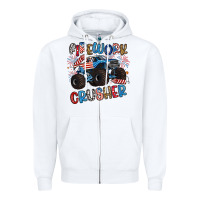 White firework crusher Zipper Hoodie - Artiststas