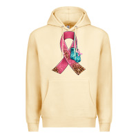 Pina Colada cancer ribbon and boxing gloves Premium Hoodie - AdoDesignShop