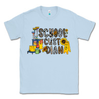 Dusty Blue school cust dian Classic Tee - CowhideDigitalArt