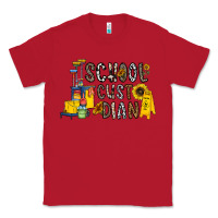 Red school cust dian Classic Tee - CowhideDigitalArt