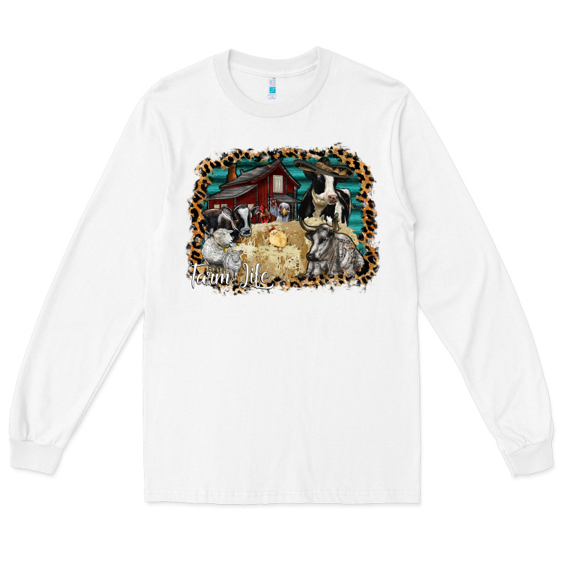Farm Life 2 Long Sleeve Tee by SublimationCraftShop | Teevron
