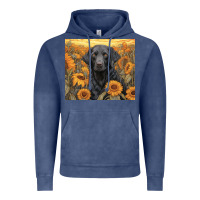 Vintage Denim black lab Vintage Hoodie - Unal Design