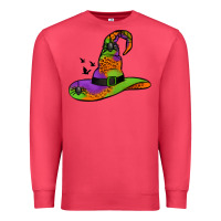 Cardinal Witch Hat With Spiders Premium Sweatshirt - Jasminsmagicworld