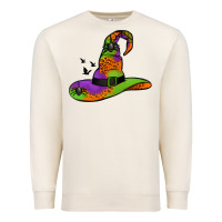Sandshell Witch Hat With Spiders Premium Sweatshirt - Jasminsmagicworld