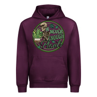 Mauve Wine never enough plants Urban Hoodie - Artiststas