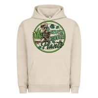 Pigment French Oak never enough plants Urban Hoodie - Artiststas