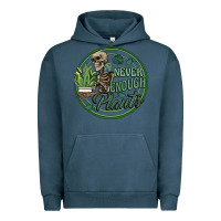 Pigment Midnight Navy never enough plants Urban Hoodie - Artiststas