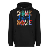 Black Home Sweet Home Heavyweight Hoodie - LillyAllenDesigns
