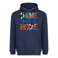 Navy Home Sweet Home Heavyweight Hoodie - LillyAllenDesigns