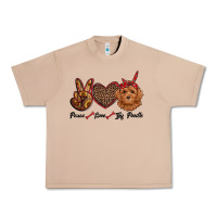 Burro peace love toy poodle Urban Heavy Tee - RanaPortraitStore