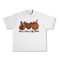Lunar Rock peace love toy poodle Urban Heavy Tee - RanaPortraitStore