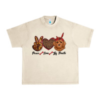 Sandshell peace love toy poodle Urban Heavy Tee - RanaPortraitStore